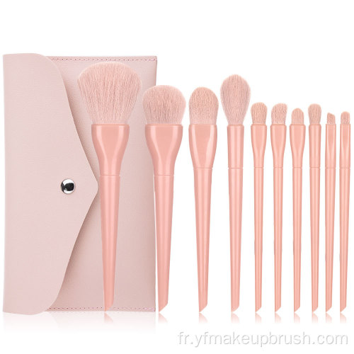 Marque privée 2021 Brosse de maquillage couleur Candy